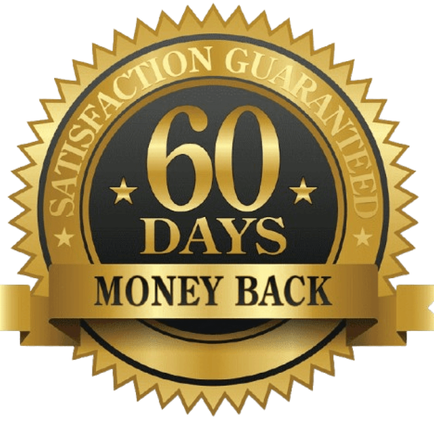 60-day money-back guarantee badge